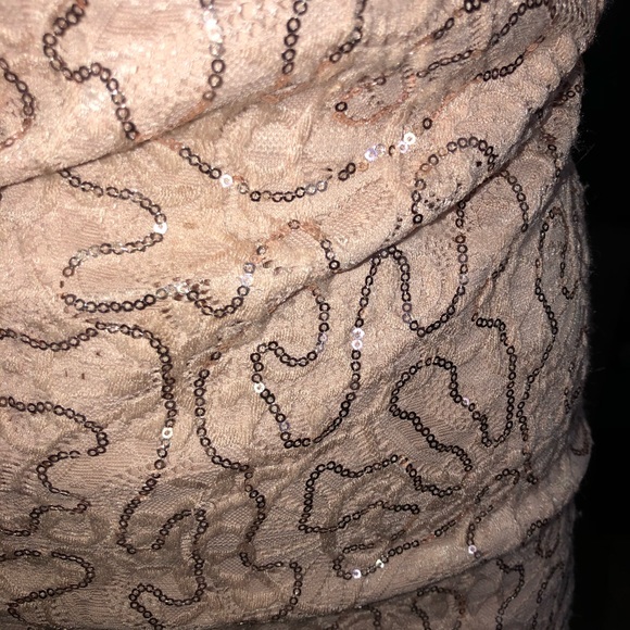 Nude with sequin dress - Picture 3 of 3